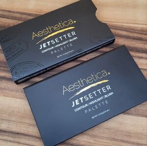 Aesthetica Jetsetter Contour, Highlight & Blush Palette, NIB